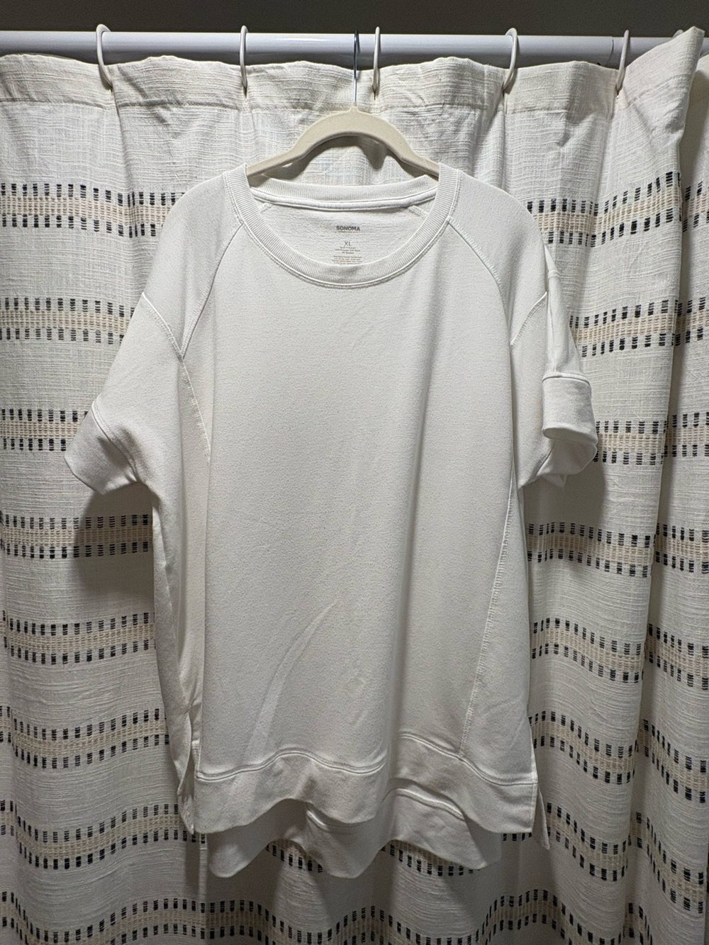 Sonoma White Short-Sleeve Crew Tee